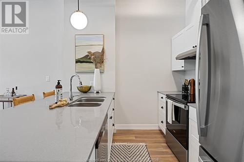 3180 Meadowbrook Lane Unit# 314, Windsor, ON - Indoor Photo Showing Kitchen With Double Sink