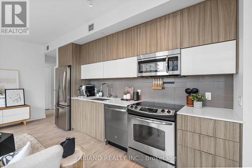 1402 - 56 Annie Craig Drive, Toronto (Mimico), ON - Indoor Photo Showing Kitchen With Stainless Steel Kitchen