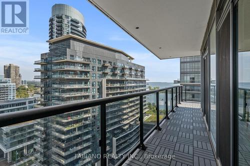 1402 - 56 Annie Craig Drive, Toronto (Mimico), ON - Outdoor With Balcony With View