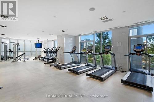 1402 - 56 Annie Craig Drive, Toronto (Mimico), ON - Indoor Photo Showing Gym Room