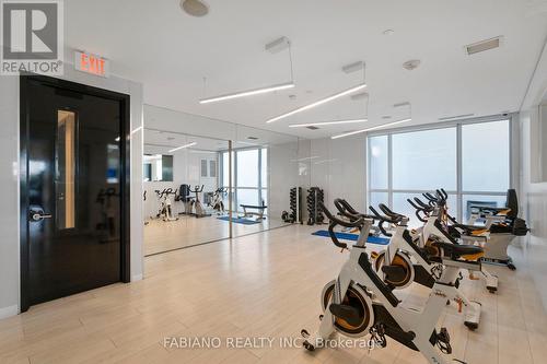 1402 - 56 Annie Craig Drive, Toronto, ON - Indoor Photo Showing Gym Room