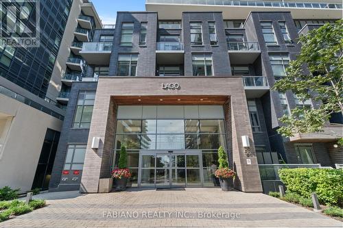 1402 - 56 Annie Craig Drive, Toronto, ON - Outdoor With Balcony With Facade