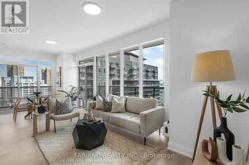 1402 - 56 Annie Craig Drive, Toronto, ON - Indoor Photo Showing Living Room