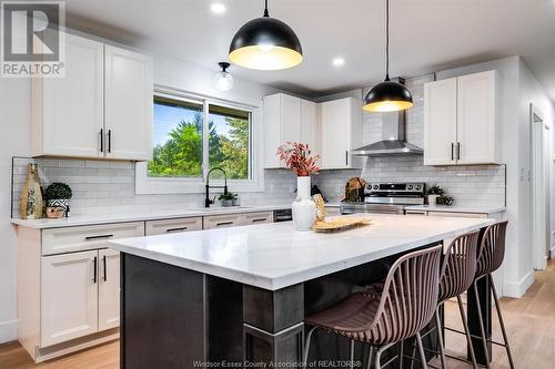 91 Woodlawn, Kingsville, ON - Indoor Photo Showing Kitchen With Upgraded Kitchen