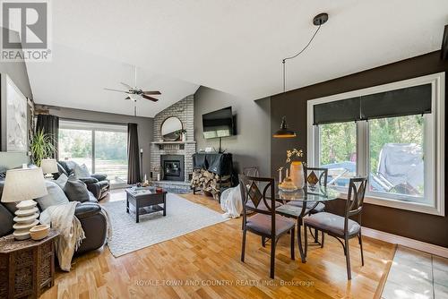 1374 Old Mill Road, Kawartha Lakes (Lindsay), ON - Indoor With Fireplace