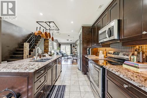 1374 Old Mill Road, Kawartha Lakes (Lindsay), ON - Indoor Photo Showing Kitchen With Double Sink With Upgraded Kitchen