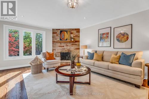 18 Ballyconnor Court, Toronto (Bayview Woods-Steeles), ON - Indoor Photo Showing Living Room With Fireplace