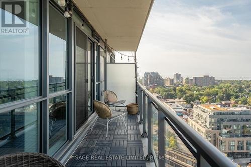 1611 - 20 Minowan Miikan Lane, Toronto (Little Portugal), ON - Outdoor With Balcony With View With Exterior