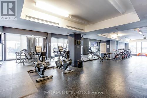 1611 - 20 Minowan Miikan Lane, Toronto, ON - Indoor Photo Showing Gym Room