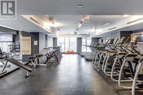 1611 - 20 Minowan Miikan Lane, Toronto (Little Portugal), ON - Indoor Photo Showing Gym Room