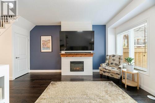 123 Borers Creek Circle, Hamilton, ON - Indoor With Fireplace