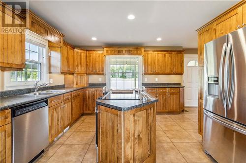 317 Des Roches Road, Bouctouche Bay, NB - Indoor Photo Showing Kitchen With Double Sink