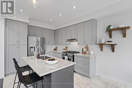 41 Workmen'S Circle, Ajax, ON - Indoor Photo Showing Kitchen With Double Sink With Upgraded Kitchen