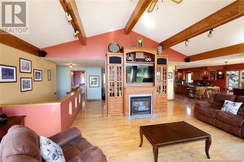 37 Carlisle Road, Douglas, NB - Indoor Photo Showing Living Room With Fireplace