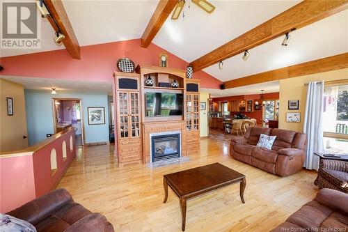 37 Carlisle Road, Douglas, NB - Indoor Photo Showing Living Room With Fireplace