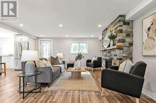 117 Elm Tree Road, Kawartha Lakes (Little Britain), ON - Indoor Photo Showing Living Room With Fireplace