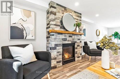 117 Elm Tree Road, Kawartha Lakes (Little Britain), ON - Indoor Photo Showing Living Room With Fireplace