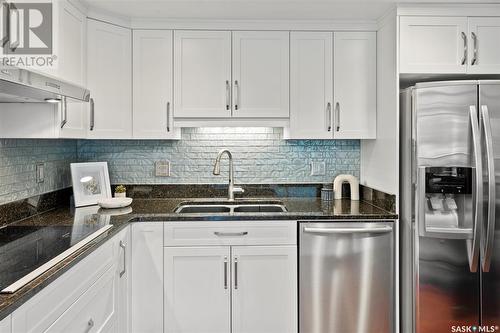 101 510 Saskatchewan Crescent E, Saskatoon, SK - Indoor Photo Showing Kitchen With Stainless Steel Kitchen With Double Sink