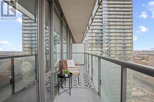 2509 - 38 Grenville Street, Toronto, ON - Outdoor With Balcony With Exterior