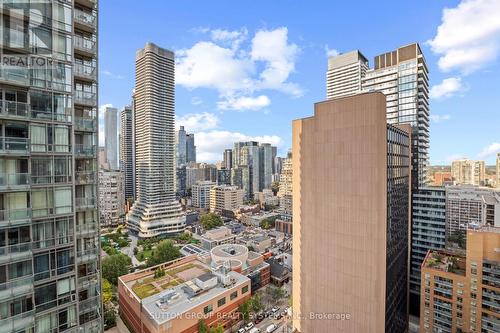 2509 - 38 Grenville Street, Toronto, ON - Outdoor With Balcony With Facade