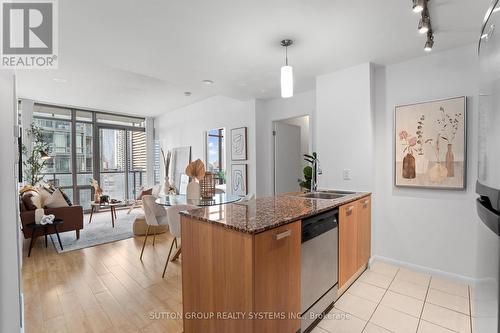 2509 - 38 Grenville Street, Toronto, ON - Indoor Photo Showing Kitchen With Double Sink