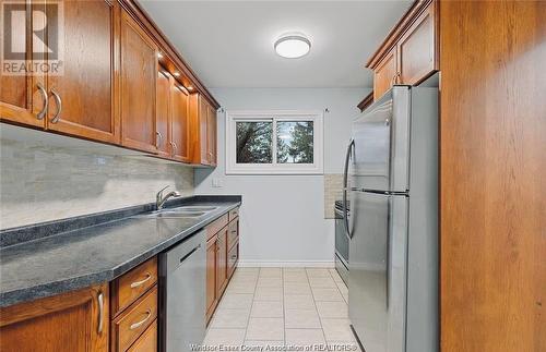 6432 Thornberry Crescent Unit# 422, Windsor, ON - Indoor Photo Showing Kitchen With Double Sink