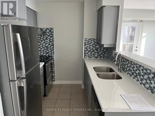 1506A - 710 Humberwood Boulevard, Toronto (West Humber-Clairville), ON - Indoor Photo Showing Kitchen With Double Sink