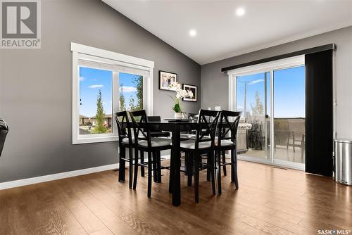 30 Dawn Bay, White City, SK - Indoor Photo Showing Dining Room