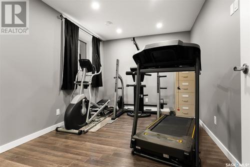 30 Dawn Bay, White City, SK - Indoor Photo Showing Gym Room