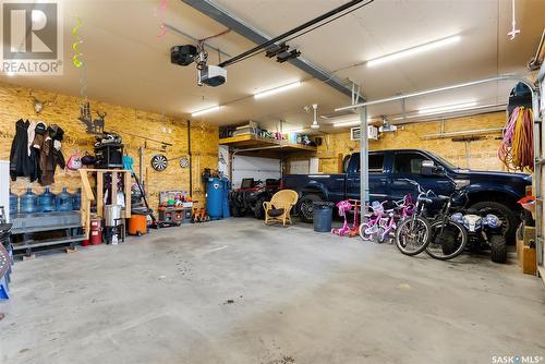 30 Dawn Bay, White City, SK - Indoor Photo Showing Garage