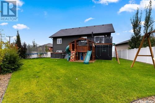 30 Dawn Bay, White City, SK - Outdoor With Deck Patio Veranda With Backyard