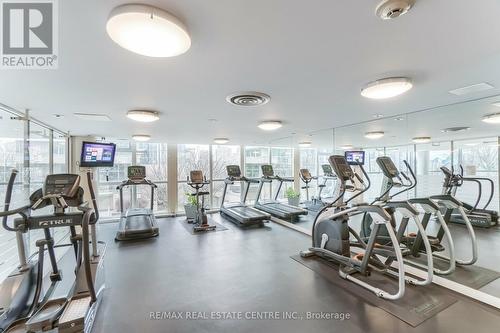 308 - 225 Webb Drive, Mississauga, ON - Indoor Photo Showing Gym Room