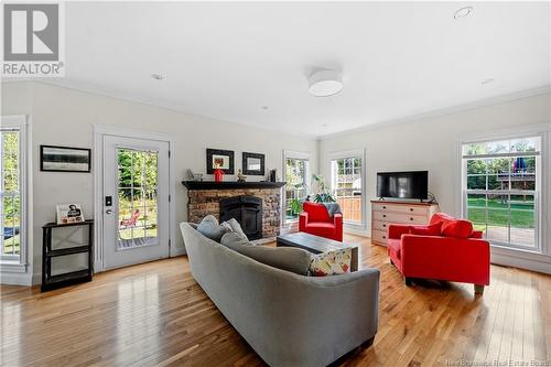 51 Maurice Street, Dieppe, NB - Indoor Photo Showing Living Room With Fireplace