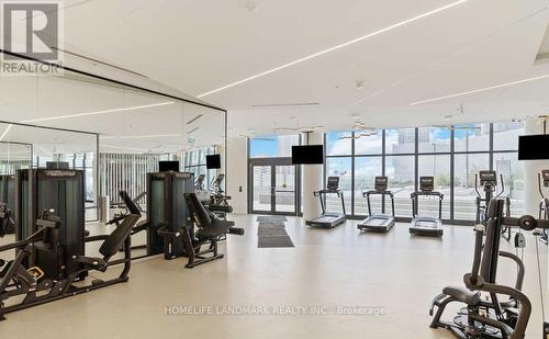 3607 - 3900 Confederation Parkway N, Mississauga, ON - Indoor Photo Showing Gym Room