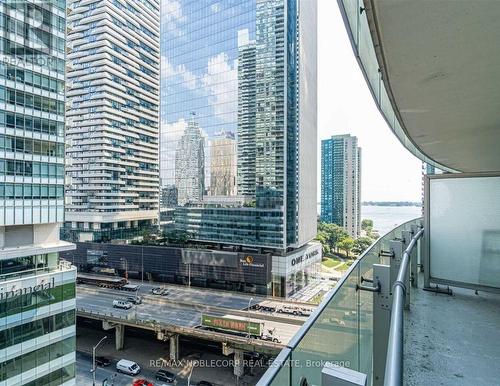 1112 - 14 York Street, Toronto, ON - Outdoor With Balcony With Facade