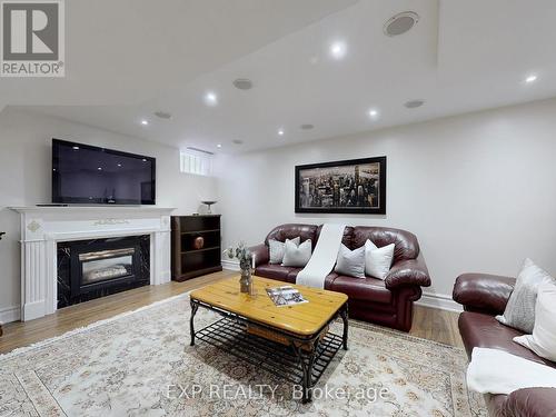 63 Malden Street, Vaughan (East Woodbridge), ON - Indoor Photo Showing Living Room With Fireplace