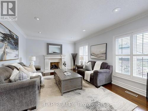 63 Malden Street, Vaughan (East Woodbridge), ON - Indoor Photo Showing Living Room With Fireplace