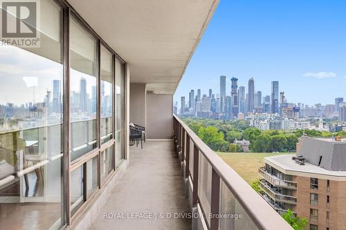 1501 - 20 Avoca Avenue, Toronto (Rosedale-Moore Park), ON - Outdoor With Balcony With Exterior