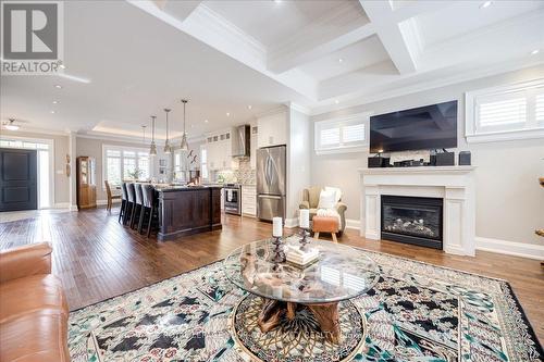 26 St. George Street, Georgina, ON - Indoor Photo Showing Living Room With Fireplace