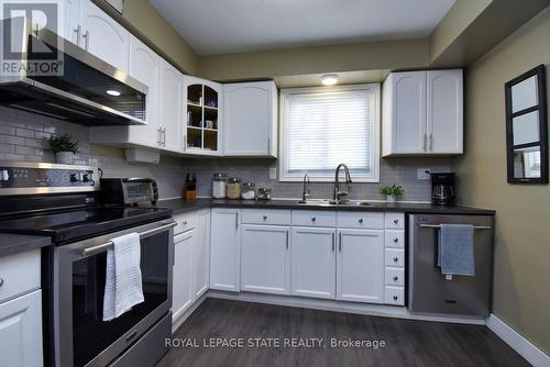 122 - 150 Gateshead Crescent, Hamilton, ON - Indoor Photo Showing Kitchen With Double Sink