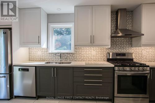 59 Livingstone Street E, Barrie (East Bayfield), ON - Indoor Photo Showing Kitchen With Double Sink With Upgraded Kitchen