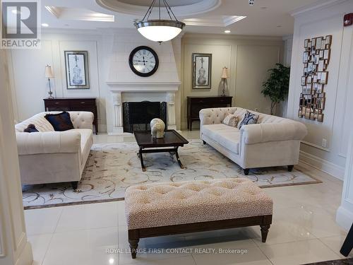 101 - 2300 Upper Middle Road, Oakville, ON - Indoor Photo Showing Living Room With Fireplace