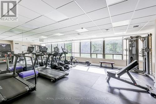 1611 - 7420 Bathurst Street N, Vaughan, ON - Indoor Photo Showing Gym Room