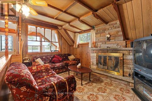 357 Coles Point Road, Trent Hills, ON - Indoor Photo Showing Living Room With Fireplace