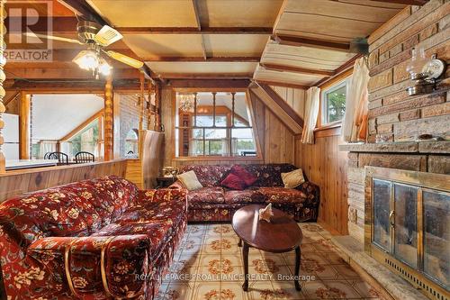 357 Coles Point Road, Trent Hills, ON - Indoor Photo Showing Living Room With Fireplace