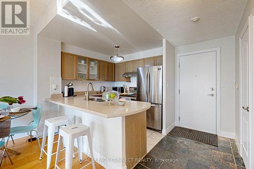 #1802 - 188 Doris Avenue, Toronto, ON - Indoor Photo Showing Kitchen With Double Sink