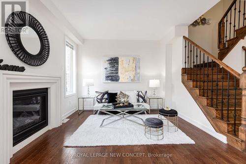 343 Luck Court, Newmarket, ON - Indoor Photo Showing Living Room With Fireplace