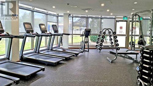 810 - 330 Rathburn Road W, Mississauga, ON - Indoor Photo Showing Gym Room