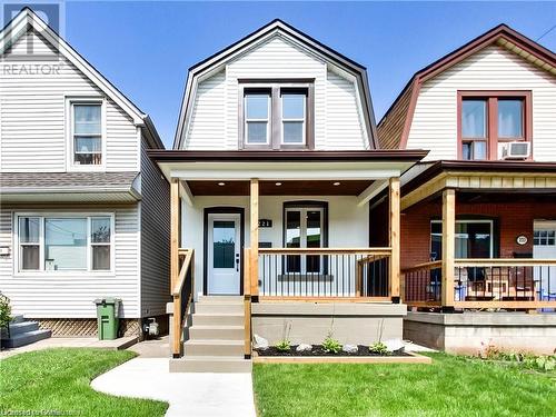 221 Glendale Avenue N, Hamilton, ON - Outdoor With Deck Patio Veranda With Facade