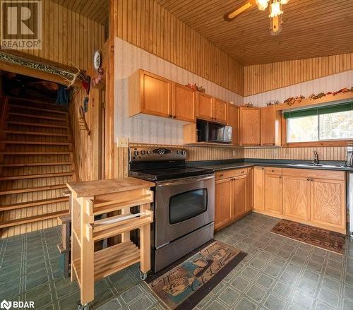 358A Little Finch Lake Road, Denbigh, ON - Indoor Photo Showing Kitchen With Double Sink